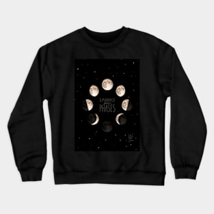 Moon Phases Crewneck Sweatshirt